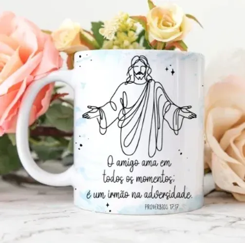 Canecas de Porcelana com Temas Religiosos