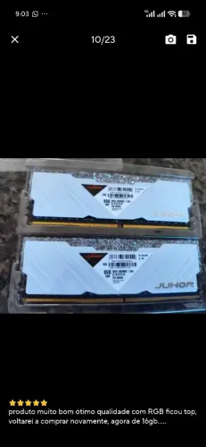Memória DDR4 RGB