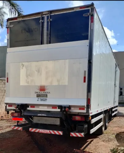 PLATAFORMA ELEVATORIA DH-LM 20 2000 KG EM ACO -24 VOLTZN
