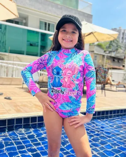 CONJUNTO INFANTIL UV PARA PRAIA 