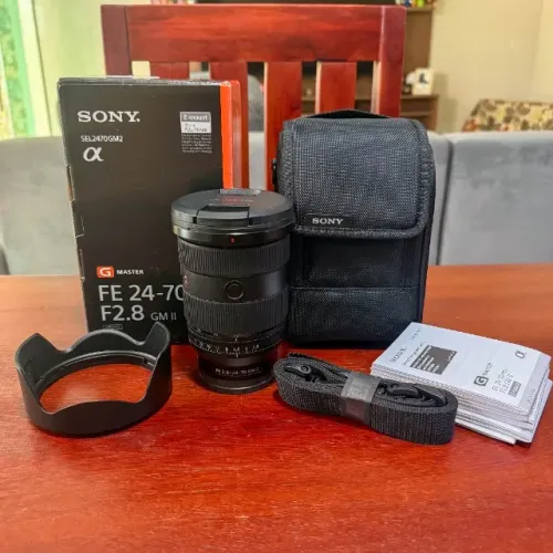 Lente Sony FE 24-70mm f/2.8 GM II - Nova - Garantia até Outubro de 2027