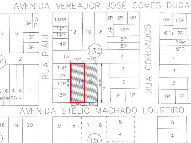 Edificação 797m² a.t., Pacaembu/SP