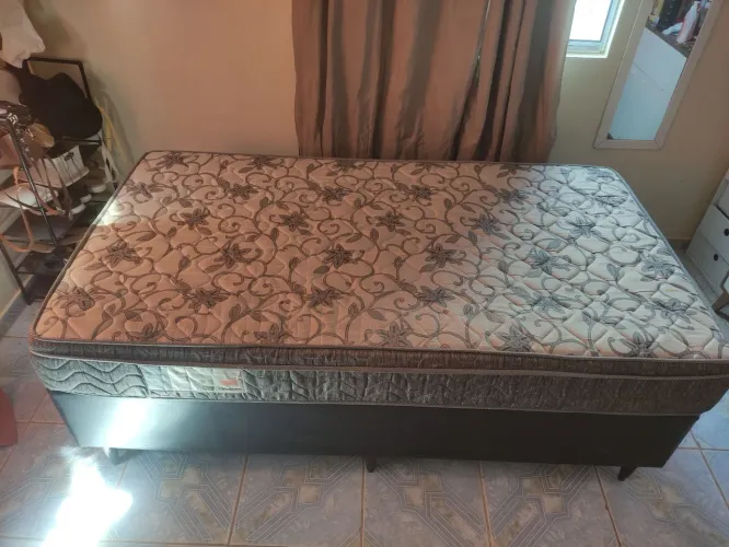 Cama Box Ortobom Solteirão 30cm x 1,98cm x 1,08cm Phisycal Nanolastic
