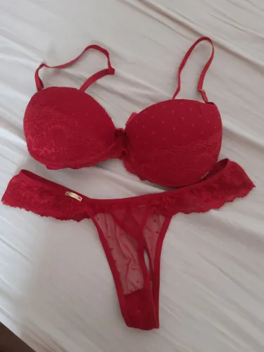 Lingerie vermelha