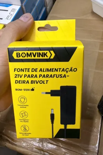 Carregador parafusadeira 21v