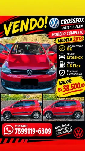 Volkswagen Crossfox 1.6 MI Total Flex 8V 5P 2013