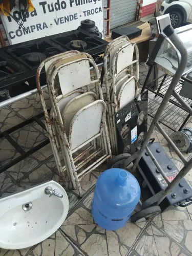 Cadeiras de ferro antiga