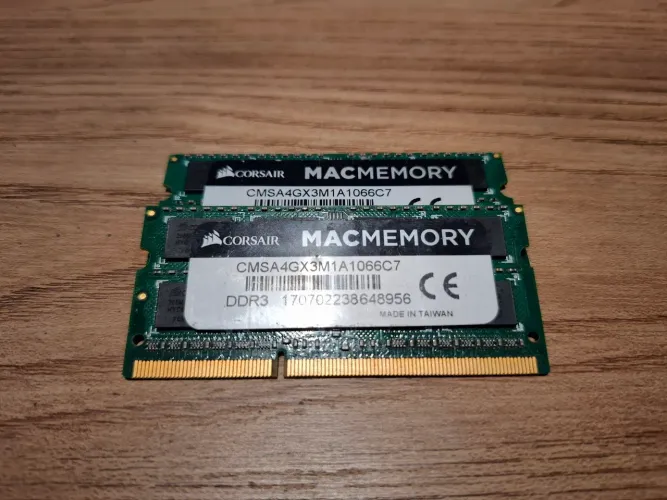 Kit 8GB (2x 4GB) DDR3 1066MHz SODIMM Corsair para Notebook/Mac