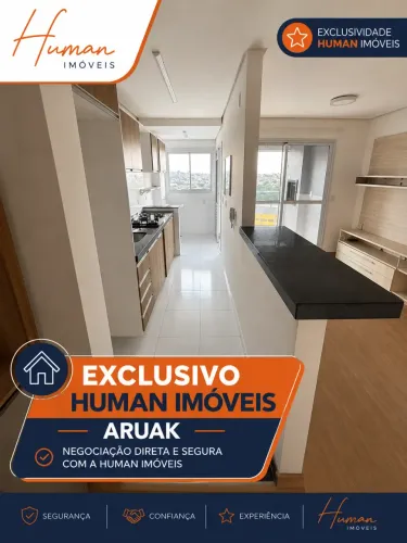 EXCLUSIVIDADE - ARUAK | Apartamento para locação com 3 quartos, 73 m² e 2 vagas por R$ 3.5