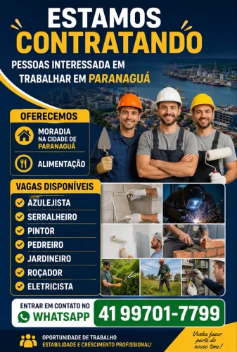 Vagas disponíveis