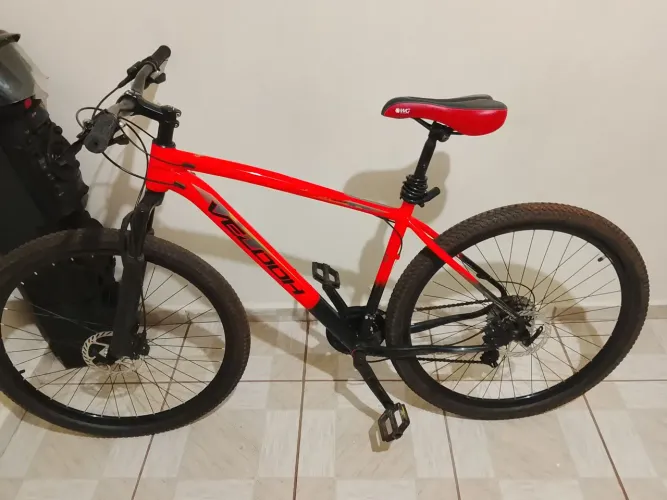 Bicicleta 29 Velooh emoticon 24v freios hidra câmbio Shimano