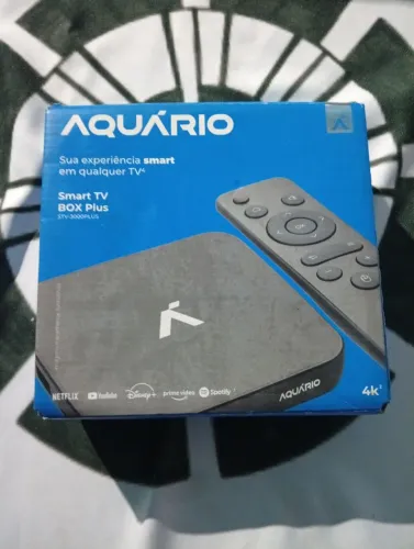 Smart TV Box Aquário STV-3000 Plus 4K 16GB 2GB RAM Android