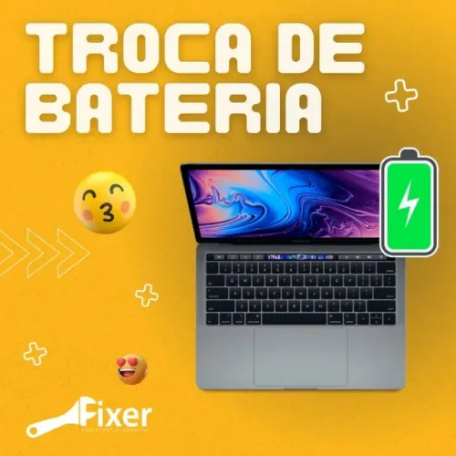 Troca de bateria de notebook e Macbook