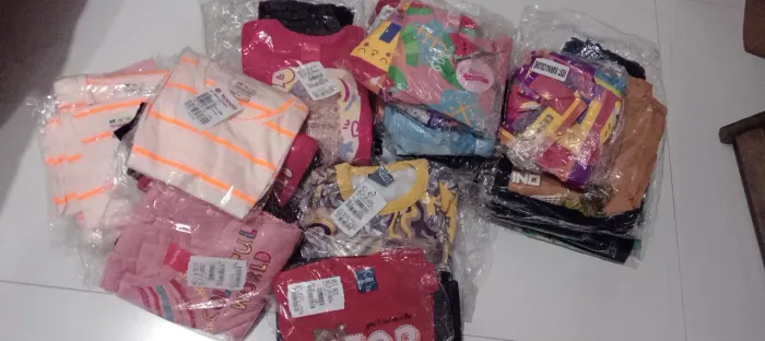 Lote de roupas novas infantil