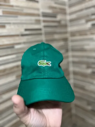 Boné Lacoste Aba Curva - Novo.