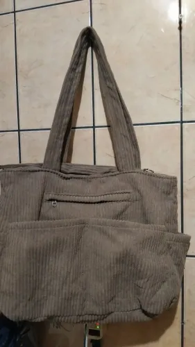 BOLSA DE TECIDO E VELUDO