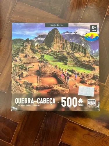 Quebra cabeça 500 peças machu picchu