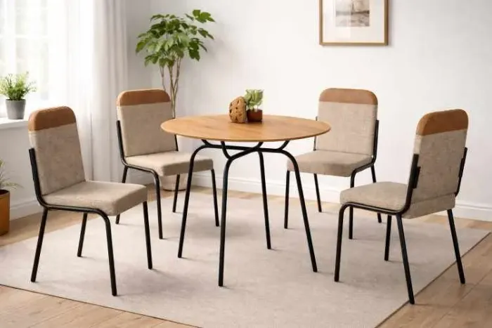 Mesa Malta + 4 Cadeiras Braga - Entrega Rápida