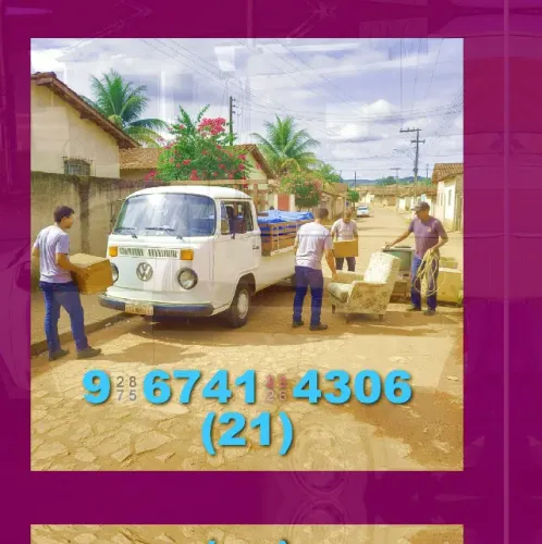 Mudança? Rápida! Frete fácil e seguro para sua casa! Contato: 21#9#6741#4306.