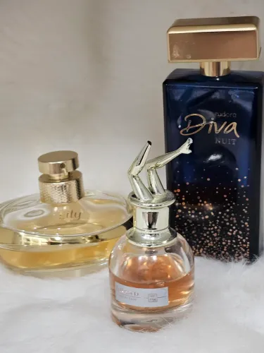 Kit 3 perfumes   são usados