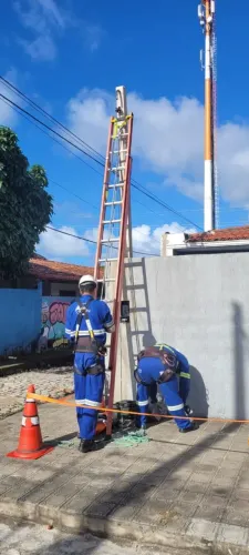 Poste residência padrão Cosern monofásico 6mts