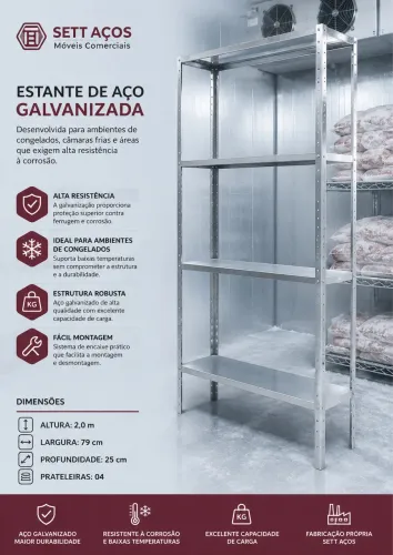 PRATELEIRA - LANÇAMENTO SETT AÇOS 