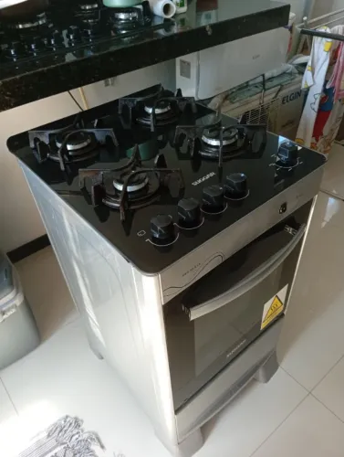 Fogão Suggar Inox 4 bocas