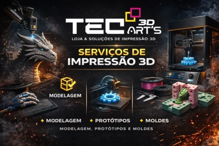 Serviço de impressão 3D e Modelagem