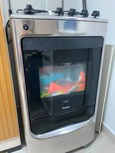 FOGÃO INOX CONSUL