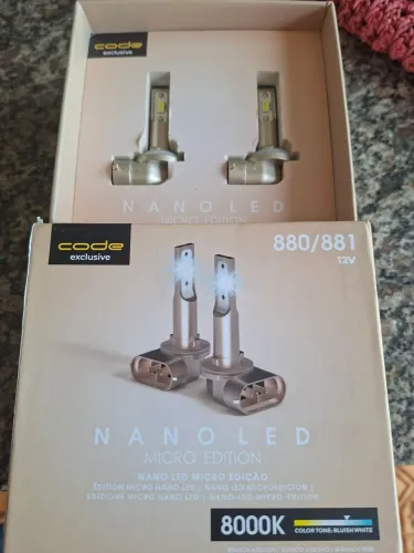 Lâmpadas Led Nano 8000k HB4 novas.