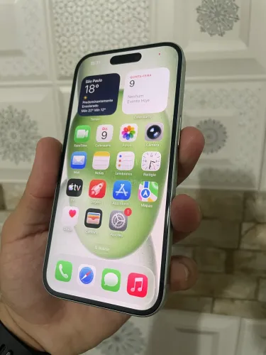 iPhone 15 256gb estado impecável / completo