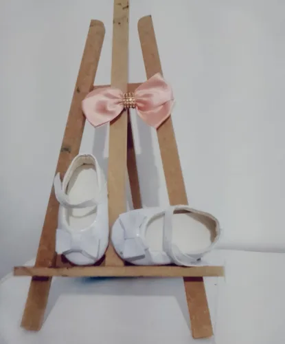 Sapatinho infantil menina Branco