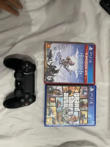 CONTROLE DE PS4 + JOGOS 