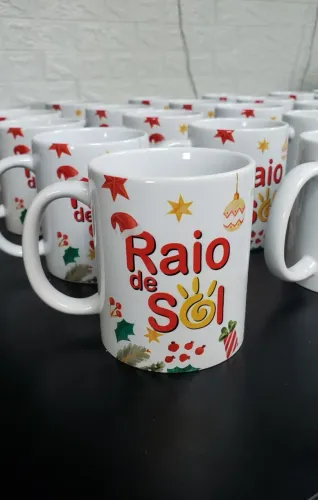 Caneca com logomarca brindes corporativos natal 2026