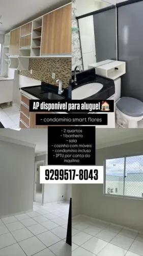 Imóvel para aluguel possui 42 metros quadrados com 2 quartos em Da Paz - Manaus - AM