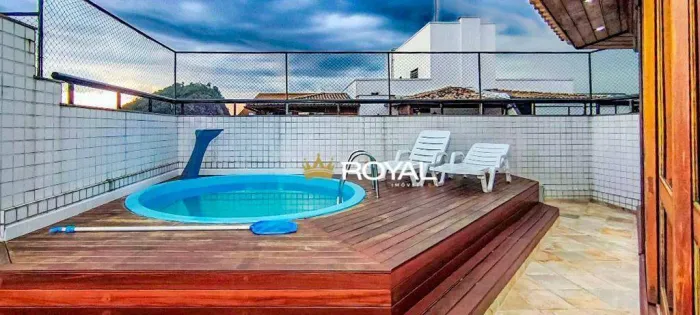 Cobertura com 3 quartos, sendo 2 suítes e 3 vagas, à venda, 224 m² - Freguesia de Jacarepa