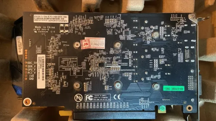 Placa de Vídeo NVIDIA GeForce GTX 1050 Ti 4GB - Excelente Estado