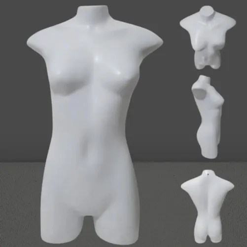 Manequim meio corpo feminino