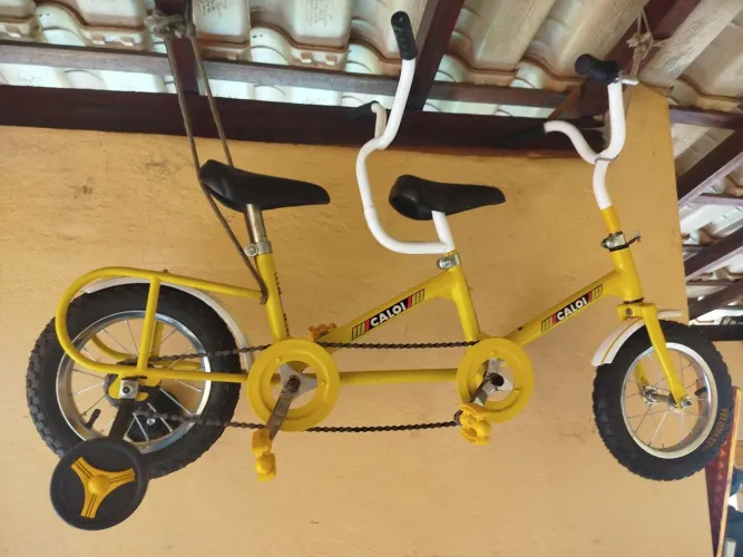 Bicicleta infantil Totica Caloi tandem aro 12