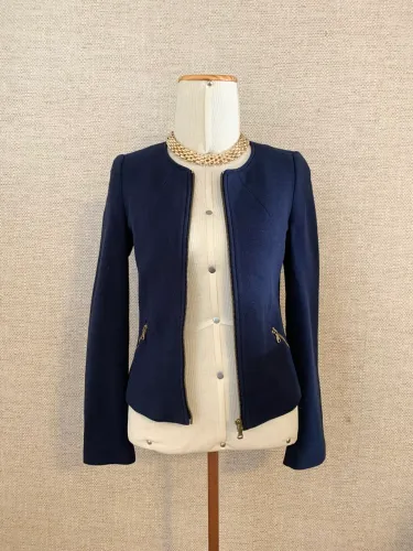 Zara nunca usado / azul / jaqueta / casaco / blazer