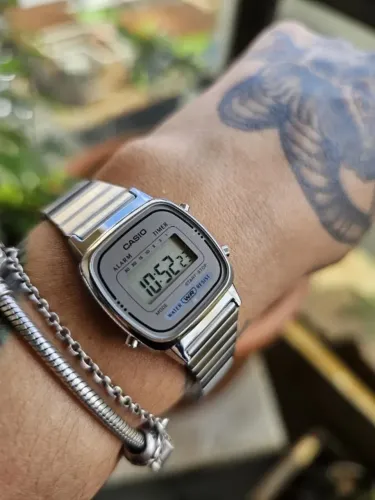 Relógio Feminino Casio Mini La670wa-7df Vintage
