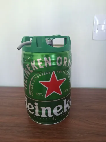 Barril Vazio Heineken 5 Litros (Para Artesanato / Decoração)