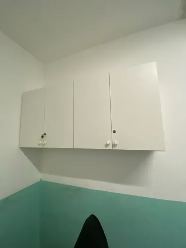 Armário de parede branco 4 portas