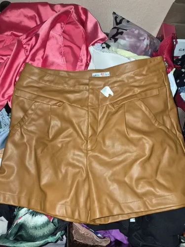 Short de Couro PU