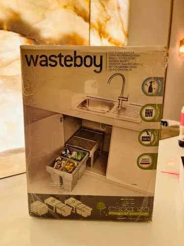 Lixeira Wasteboy 02 Baldes com 16 Litros Cada Hafele