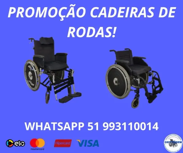 Cadeiras de Rodas Diversos Modelos Variados - Pronta Entrega