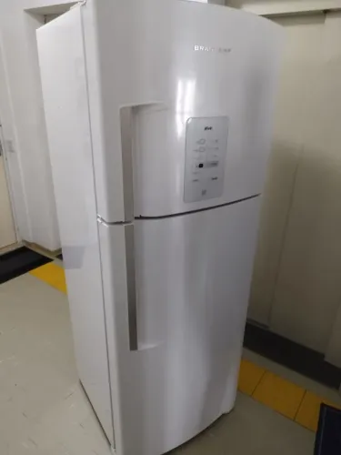 Geladeira Brastemp Frost Fre painel digital Blue gelando perfeitamente vendo entrego