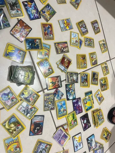 Coleção de cards variados