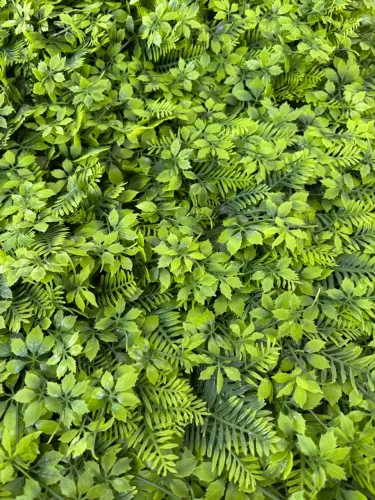 Painéis de plantas artificiais