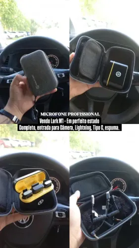 Microfone Lark M1 Hollyland - Completo 